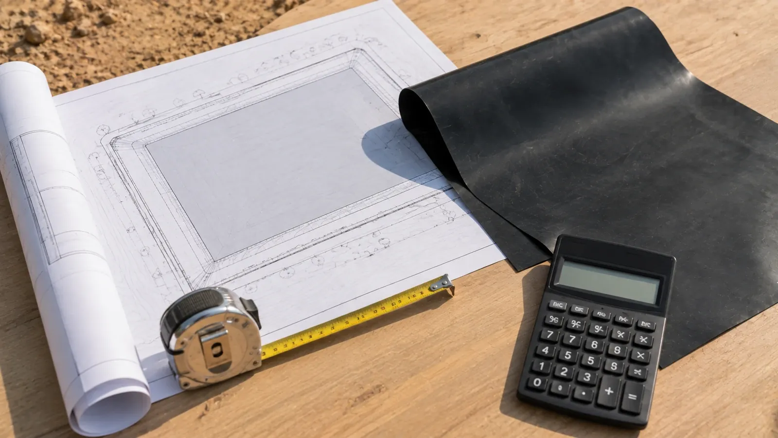Estimating HDPE geomembrane price per square metre for a UAE lining project